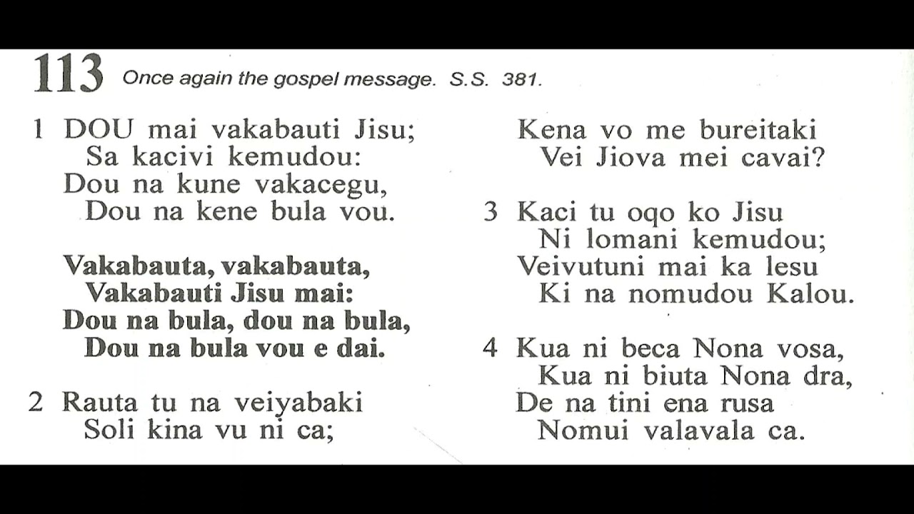 FHB 113 Dou Mai Vakabauti Jisu