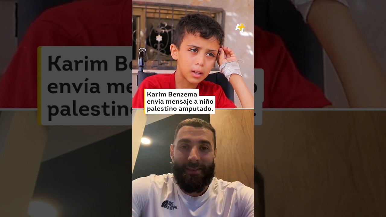 رسالة كريم بنزيما إلى طفل فلسطيني #shorts