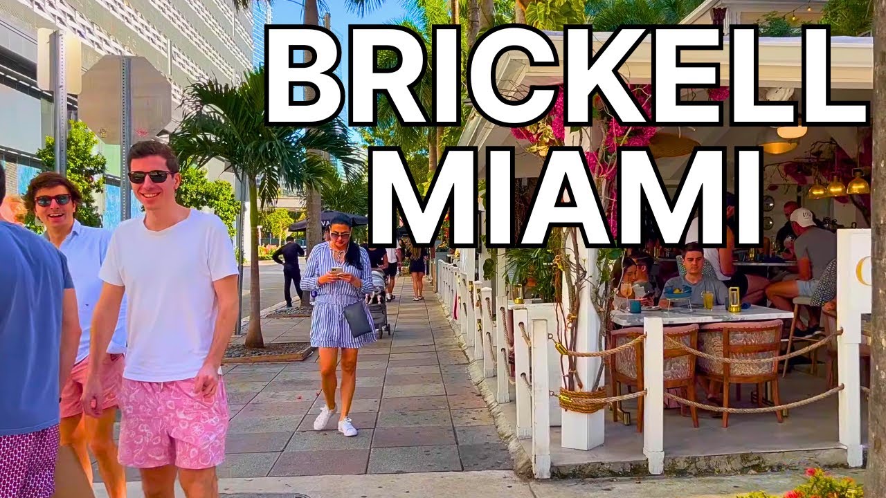 4K | MIAMI WALKING TOUR - Brickell & Brickell City Centre