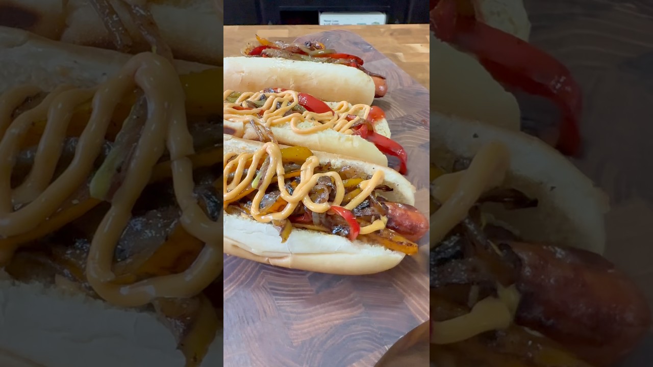 Make these Cali Style Bacon Wrapped Hot Dogs! #shorts
