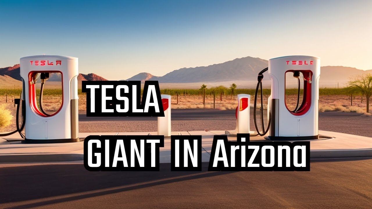 The Biggest Tesla Supercharger in Quartzsite, AZ YouTube