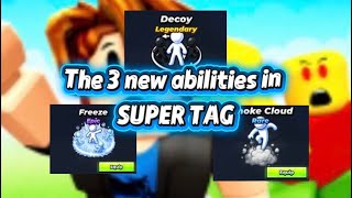 The new Decoy, Freeze and Smoke Cloud abilities in SUPER TAG!?!?! | Super Tag Roblox screenshot 4