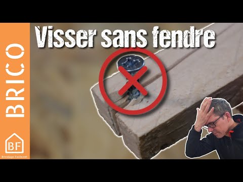 Conseil Bricolage : Comment visser dans du bois sans le fendre ?