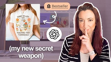 My AI Secret to Boosting My Etsy Print on Demand Shop with ChatGPT