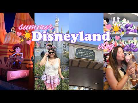 SUMMER DISNEYLAND VLOG! 🏰☀️ (park hopping, soarin across america, & a bunch of rides!)