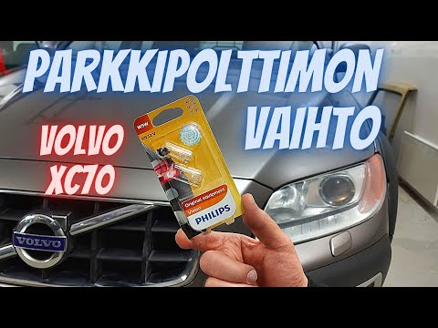 Parkkipolttimon vaihto | Volvo XC70 |