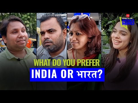 What's in a name - Bharat or India? We asked जनता