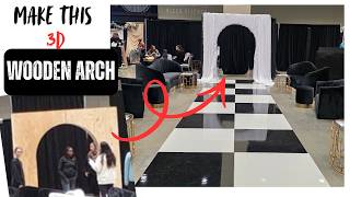 3D Arch backdrop