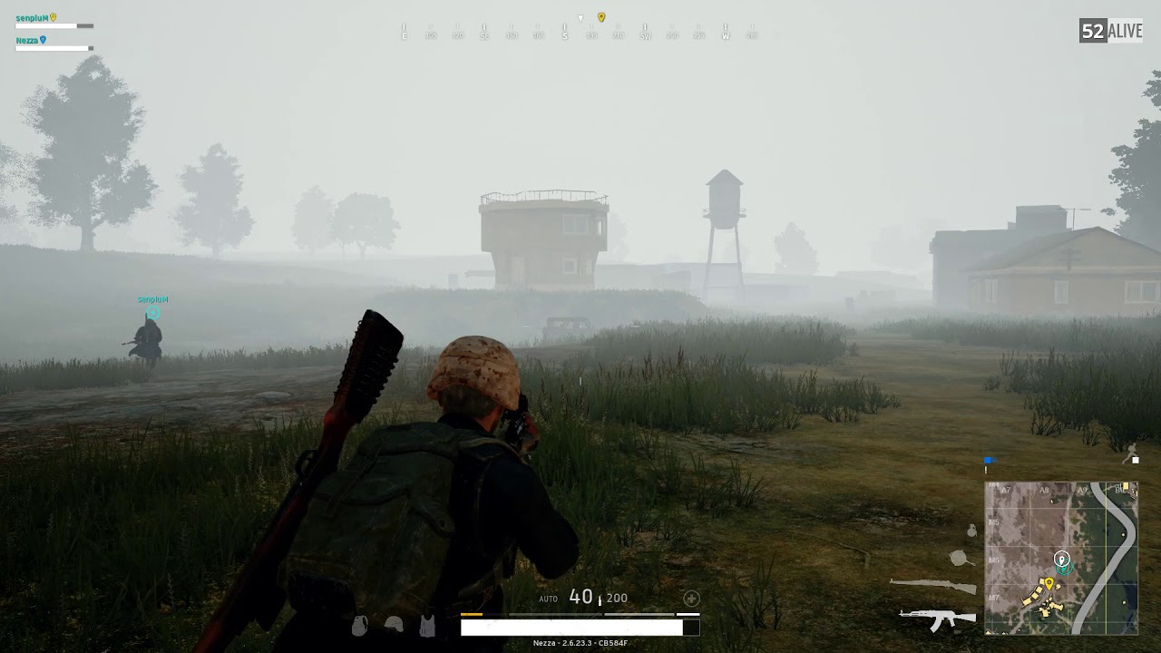 PLAYERUNKNOWN'S BATTLEGROUNDS fog map death