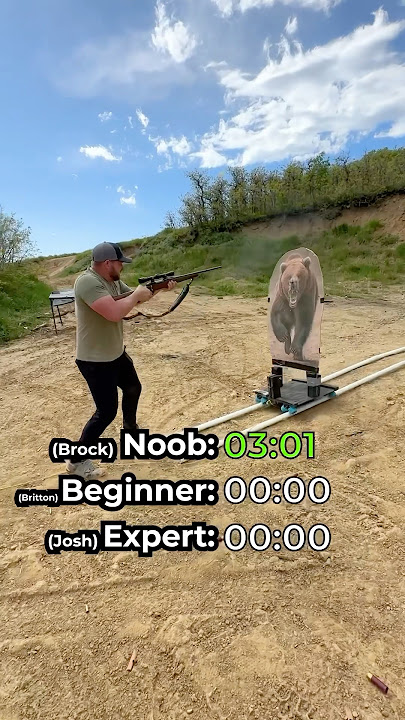 Hunting Rifle vs. Charging Bear #hunting