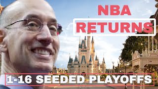 NBA Disney World RETURN || 1-16 playoff format