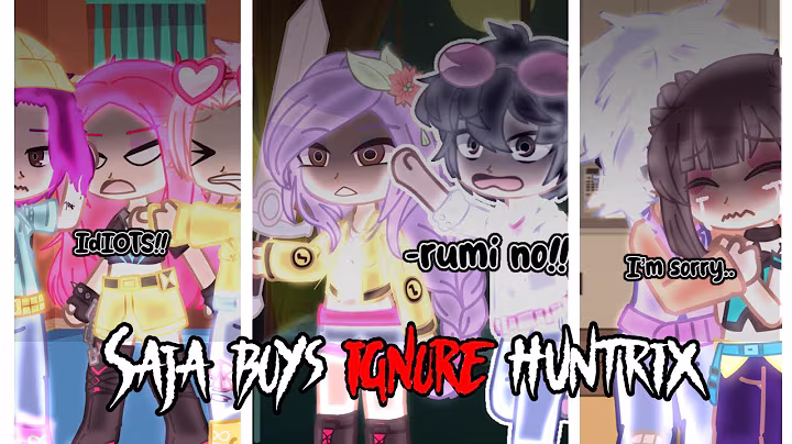 {🚨SAJA BOYS IGNORE HUNTRIX!?} // My AU // Angst // ships // kpop demon hunters gacha