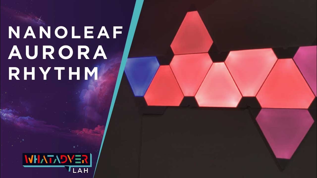 Nanoleaf Aurora Rhythm Unboxing & First Look - Best RGB Light Panel ...