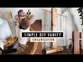 Simple DIY JEWELRY + MAKEUP ORGANIZATION (Vanity Makeover Part 1) | XO, MaCenna