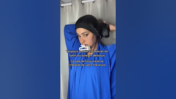 Ne porte pas ton voile comme cela si tu ne veux pas perdre tes cheveux ❌