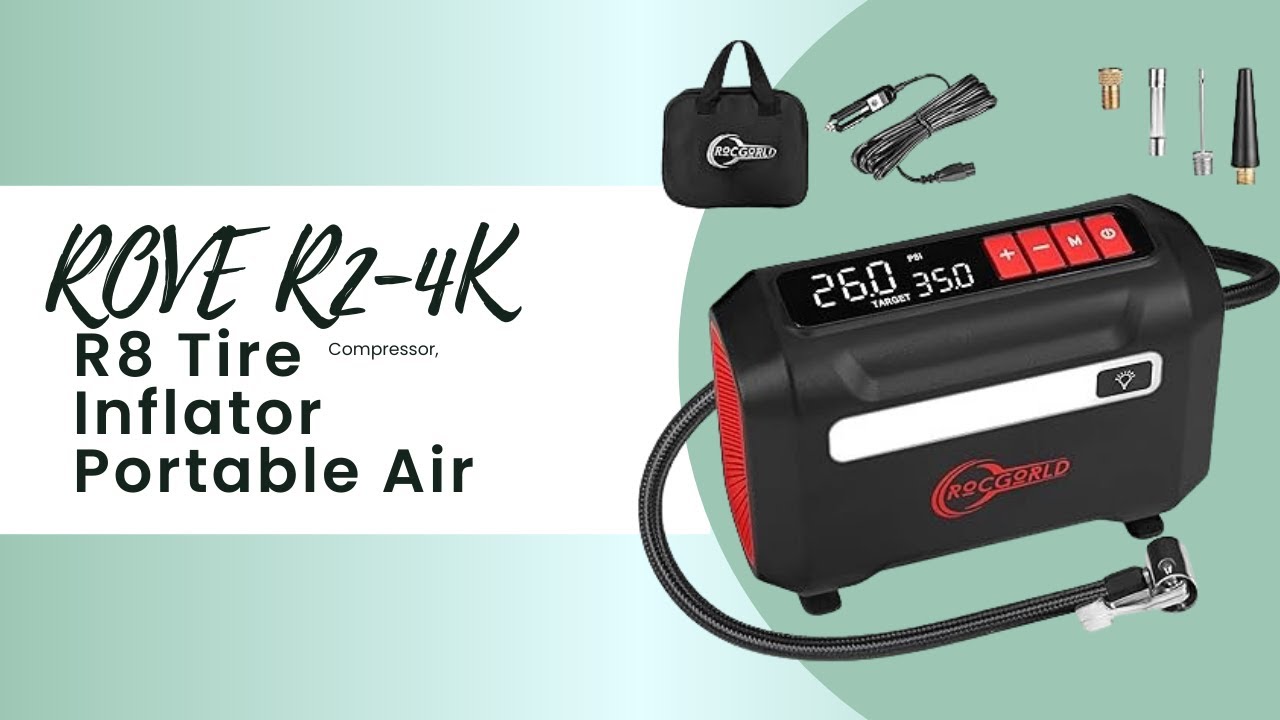 ROCGORLD R8 Tire Inflator Review | 3X Faster Air Pump