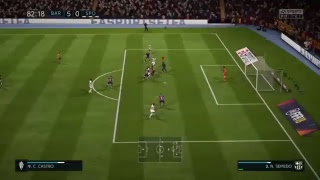 FIFA 18_2018012802_監督キャリアモード_'18-'19_ラ・リーガ・サンタンデール_マッチデイ9_FCバルセロナ 5-0 スポルティング・ヒホン