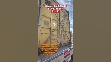 Container on step deck