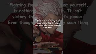5 Archer Quotes - Fate/Stay Night Unlimited Blade Works