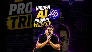 Hidden ai prompt tricks 😱 #shorts #ai #aiprompt