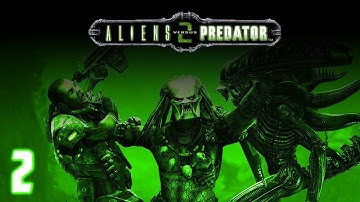 Aliens vs. Predator 2 - Predator Walkthrough Part 2 - Bloodbath