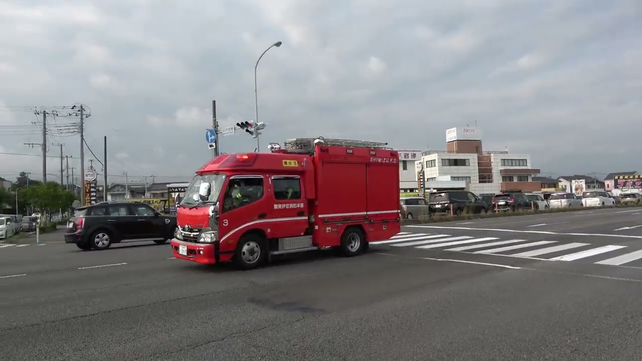 【駿東伊豆消防本部】沼津市東椎路建物火災出動