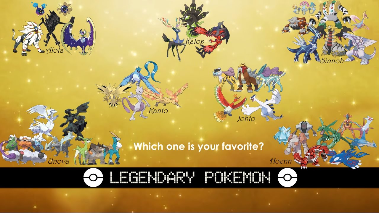 All Legendary Pokemon Youtube