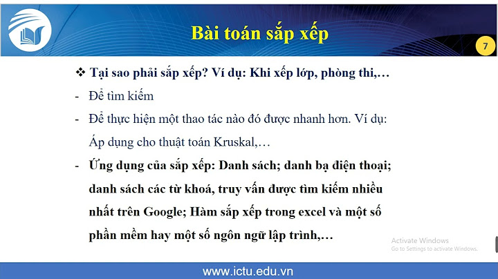 Các thuật toán sắp xếp và tìm kiếm cơ bản năm 2024