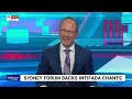 TV host pushes back over Gaza claims made at Sydney rally
