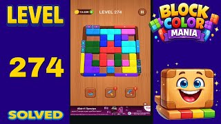 Block Color Mania – Level 274 | Fast & Clean Solution