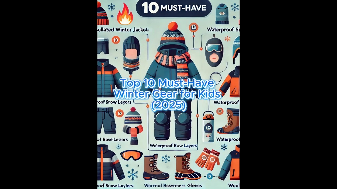 📢 Top 10 Must-Have Children's Winter Gear in Canada (2025) ❄️👦🧣