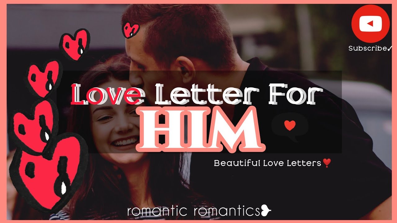 Love Letter For Him❣️💋| Beautiful Love Letters 💝💕 
