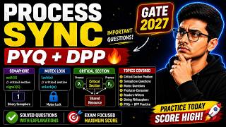 Process Synchronization PYQs 🔥 DPP | GATE 2027