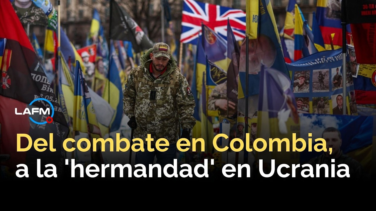 Así es como exmilitares y exguerrilleros colombianos pelean juntos en Ucrania