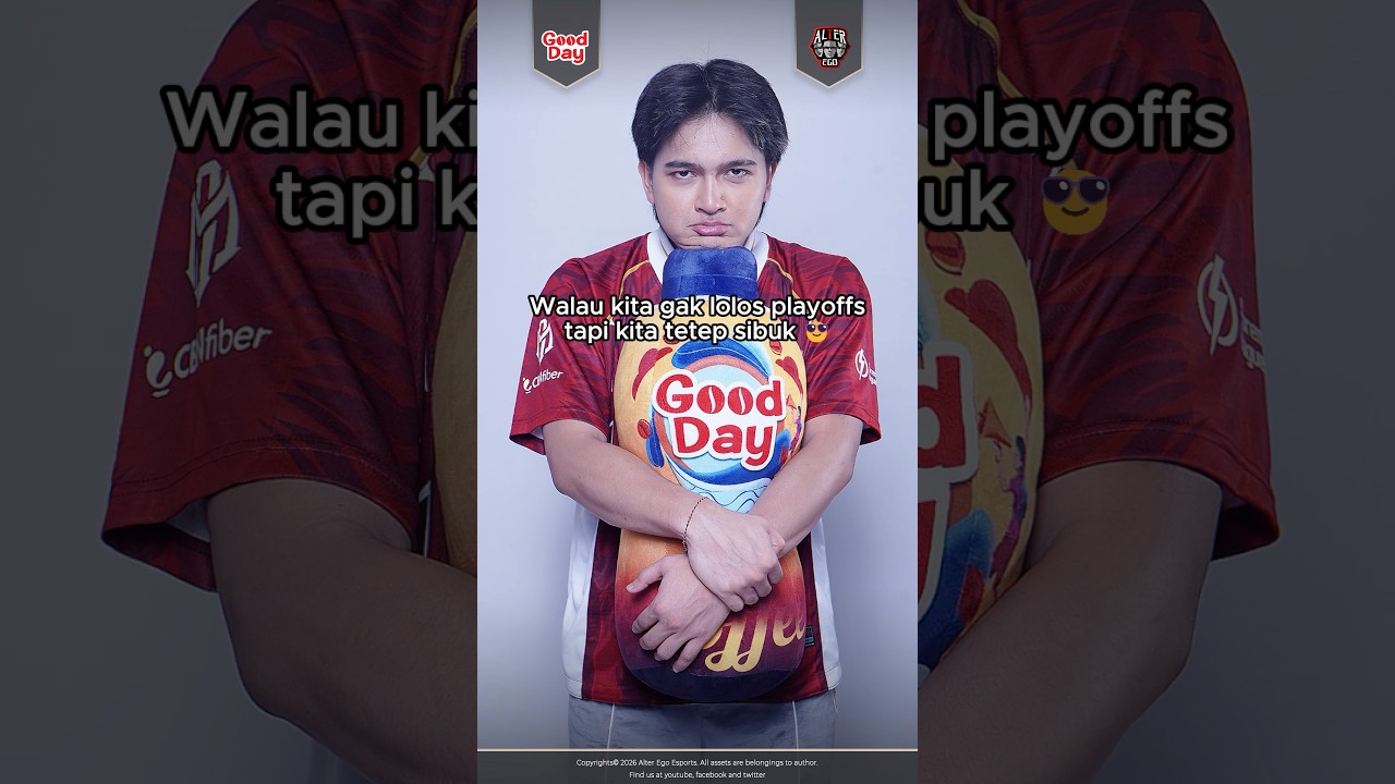 diam memperhatikan, bergerak angkat piala kan?🙏🏻😁 #alteregoesports #sebotolgoodday