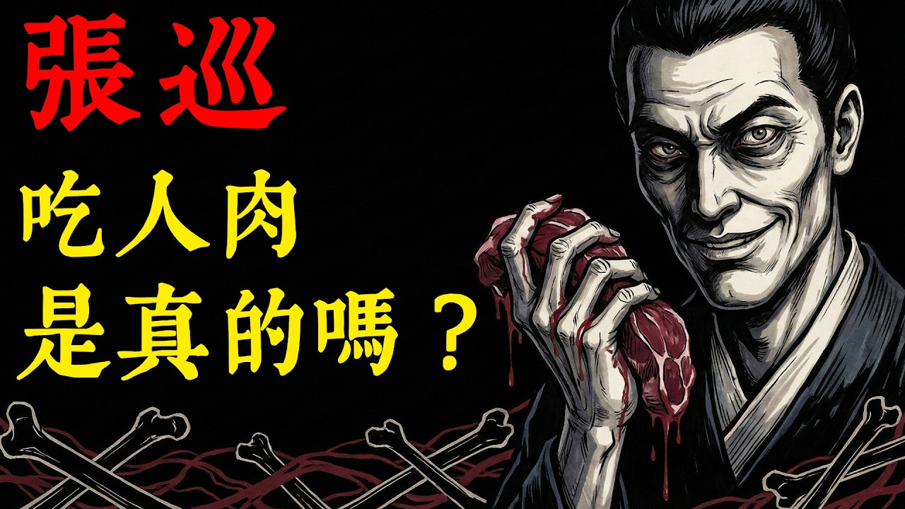 張巡：大唐最黑暗的「食人魔將軍」，這場3萬人被吃的守城戰到底多絕望？  #歷史故事 #張巡 #安史之亂 #睢陽之戰