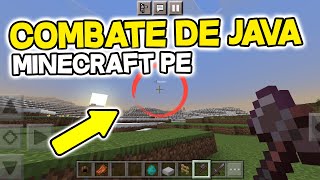 COMBATE de MINECRAFT JAVA en MINECRAFT PE 1.20+ BEDROCK ADDON: Raiyon's Java Combat Addon 🔥