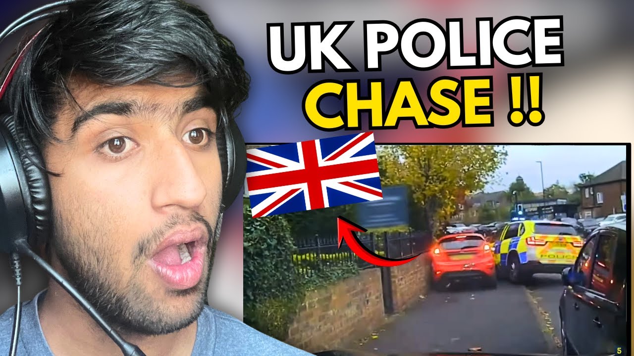 Foreigner Reacts to a WILD UK Police Chase !!