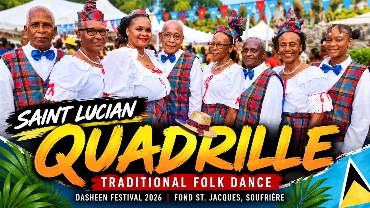 Traditional Quadrille Dance in Saint Lucia 🇱🇨 | Dasheen Festival 2026