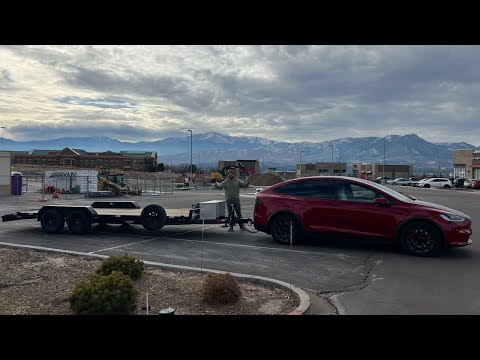 Model X Towing To Texas