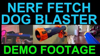 Nerf Dog Blaster Gun Tennis Ball Fetch Short Demo Footage