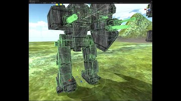 Robot Legs Inverse Kinematics Test