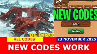 NOVOS CODIGOS Seja um Dino Simulacao de Dinossauro Jurassico ROBLOX 23 de novemb
