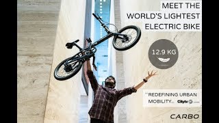 CARBO The World's Lightest Folding Electric Bike on Indiegogo !