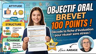 OBJECTIF ORAL BREVET