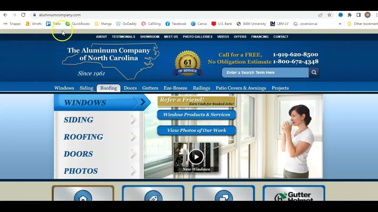 The Aluminum Company of North Carolina Durham NC - Roofing Companies Raleigh NC - Raleigh Roofing