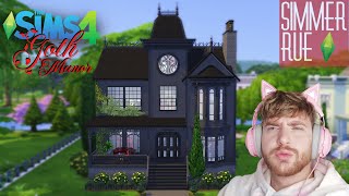 GOTH MANOR 2.0 // Giving the Goth Family the Home they DESERVE - The Sims 4 Speed Build