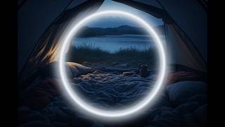Deep Focus beside Quiet Water on a Dark Lakeshore Under a Dark Sky | ambient sleep music 💧