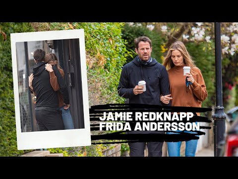 Jamie Redknapp shares a tender moment with girlfriend Frida Andersson. EXCLUSIVE