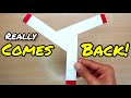 How To Make A Paper Boomerang It S Really Comes Back How To Make A Paper Boomerang It S Really Comes Back